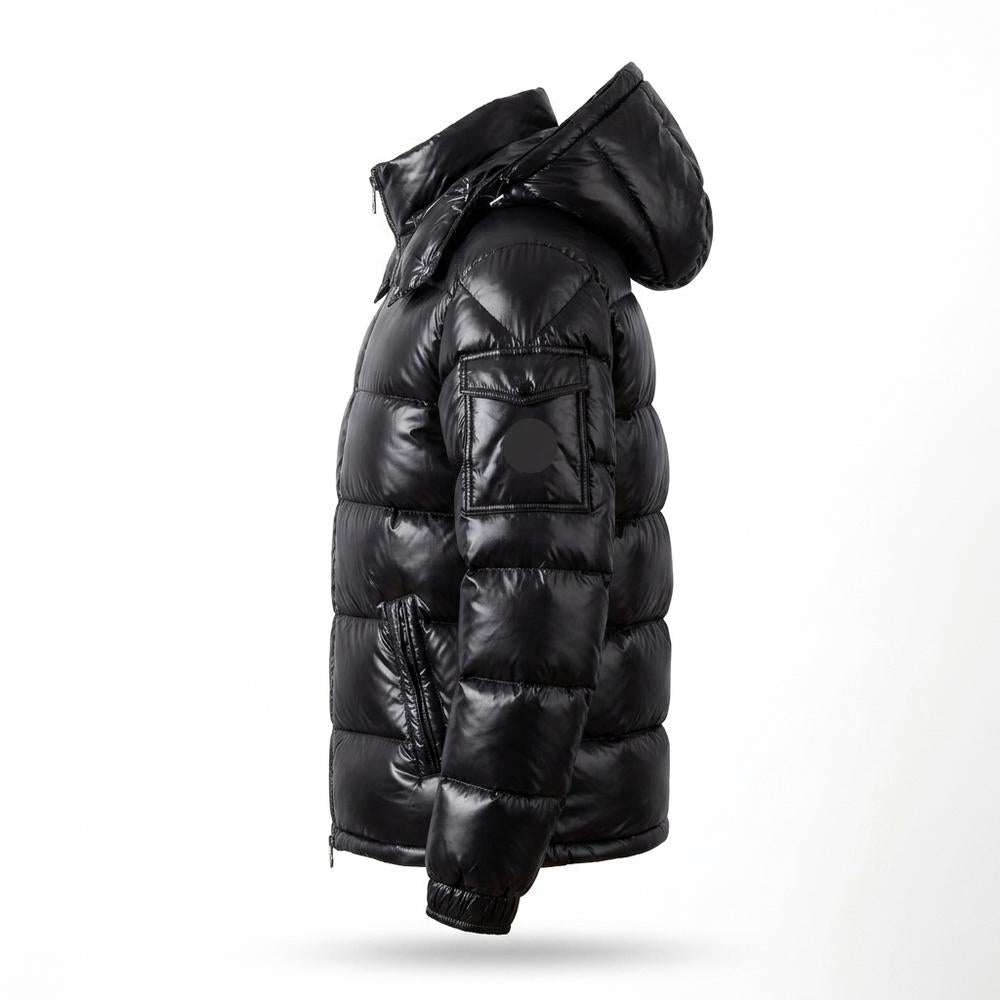 Allsaints Leather - Lysen | Down-Filled Glossy Jacket Men