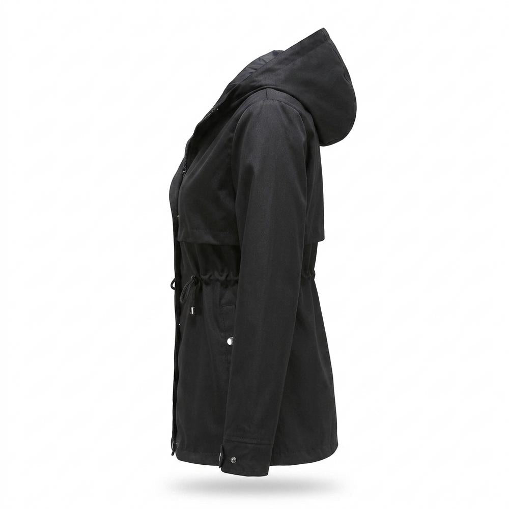 Allsaints Leather - Tator | Hooded Drawstring Jacket Women