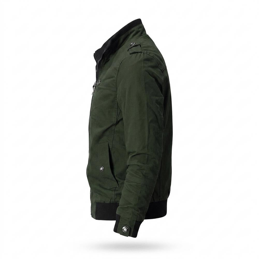 Allsaints Leather - Saser | Lined Multi-Pocket Jacket Men