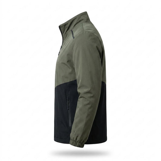 Allsaints Leather - Mamer | Color-Block Zip-Up Jacket Men