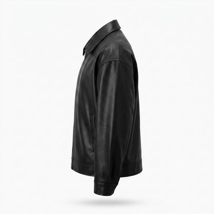 Allsaints Leather - Yoren | Zip-Up Relaxed-Fit Leather Jacket Men
