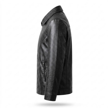Allsaints Leather - Sidok | Zip-Up Collared Leather Jacket Men