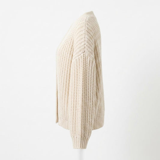 Allsaints Leather - Semar | Rib-Knit Open-Front Knit Cardigan Women