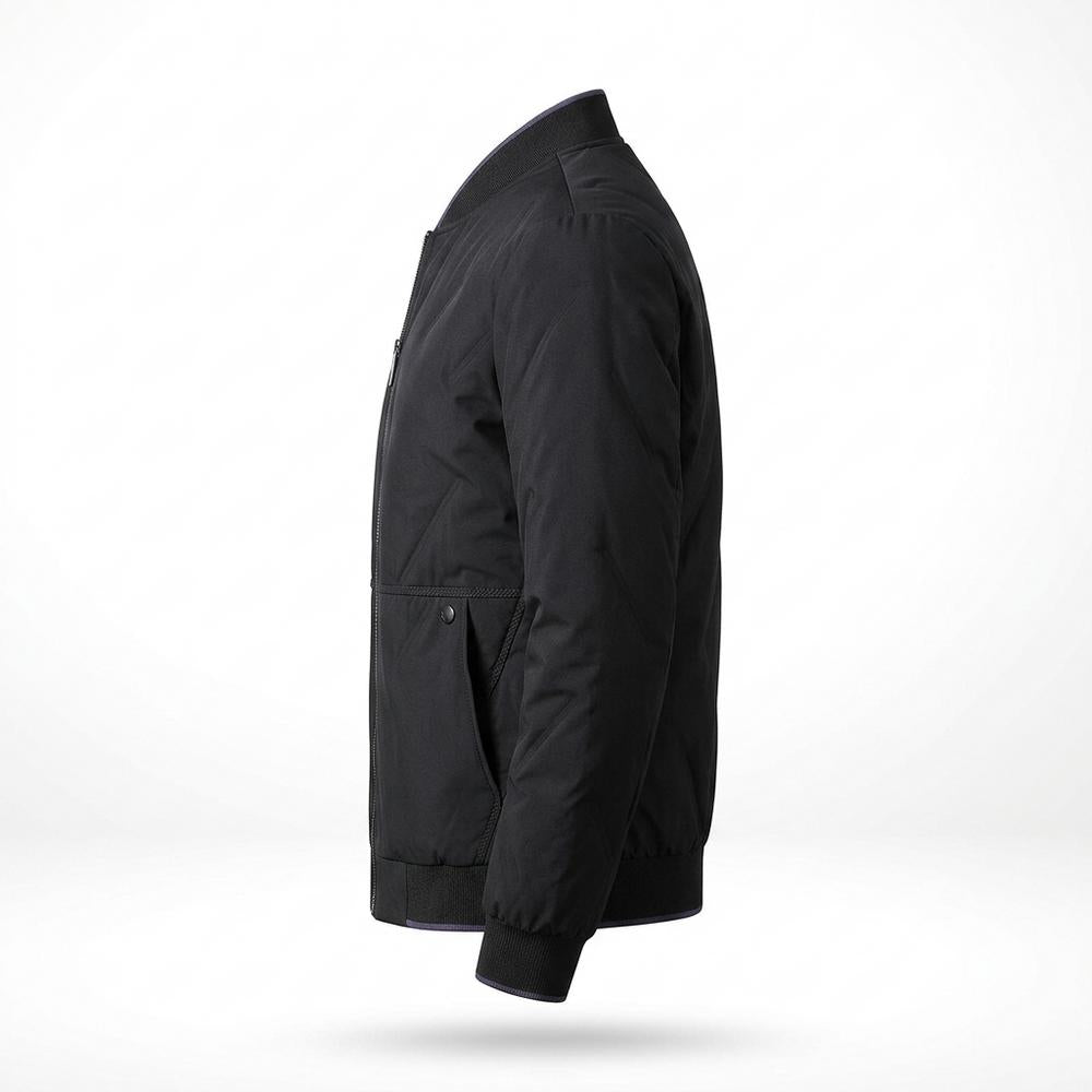 Allsaints Leather - Coron | Quilted Zip-Up Jacket Men