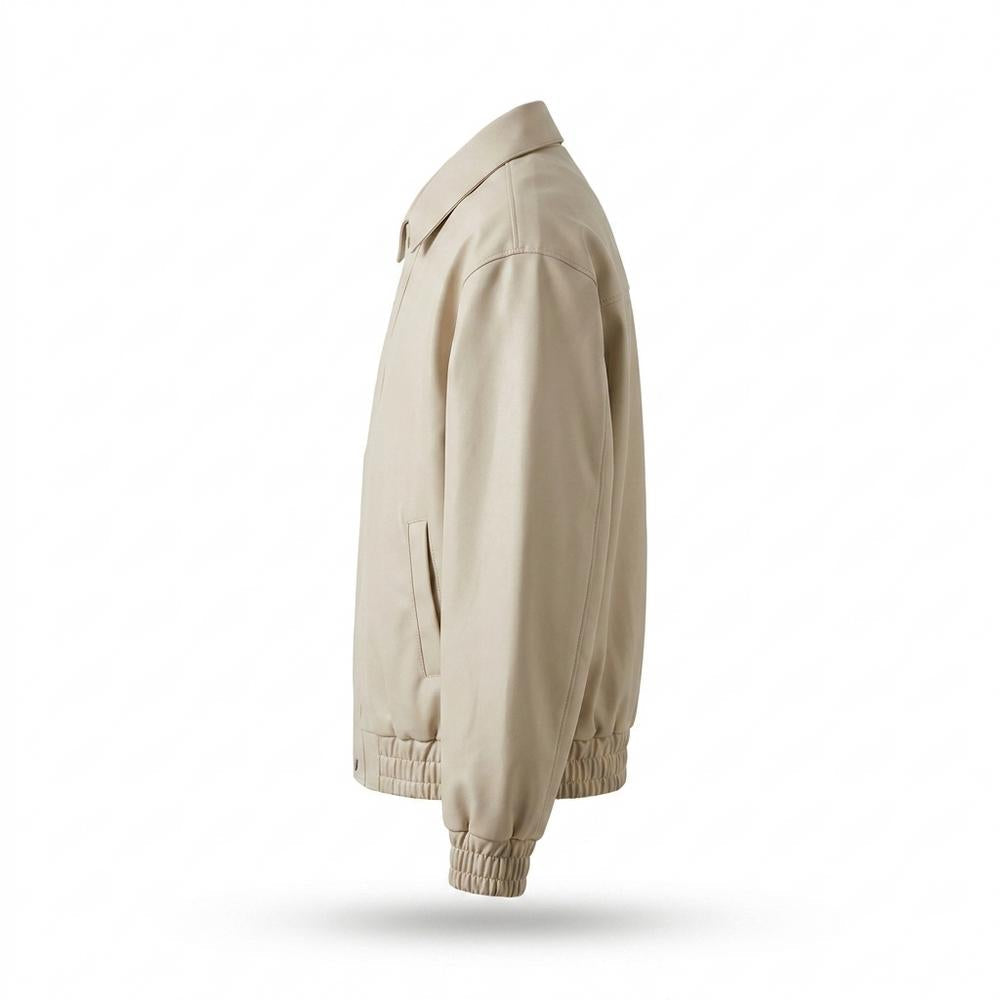 Allsaints Leather - Neren | Zip-Front Collared Jacket Men
