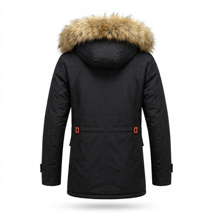 Allsaints Leather - Canav | Padded Hooded Coat Men