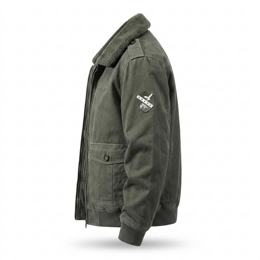 Allsaints Leather - Misol | Lined Sherpa-Collar Jacket Men