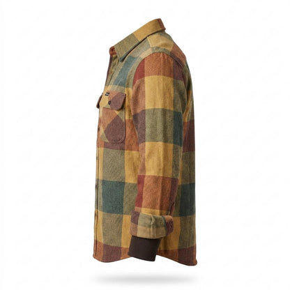 Allsaints Leather - Dalom | Plaid Button-Up Shirt Men