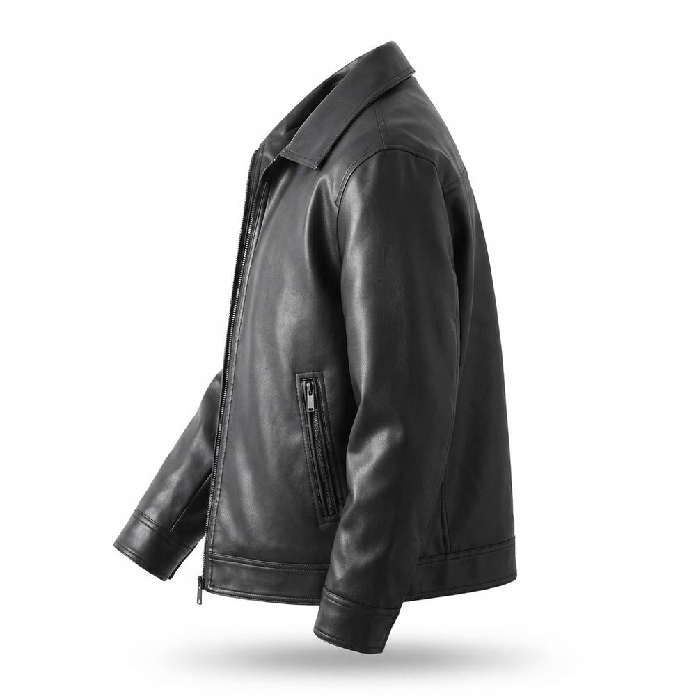 Allsaints Leather - Tufir | Quilted Zip-Up Leather Jacket Men