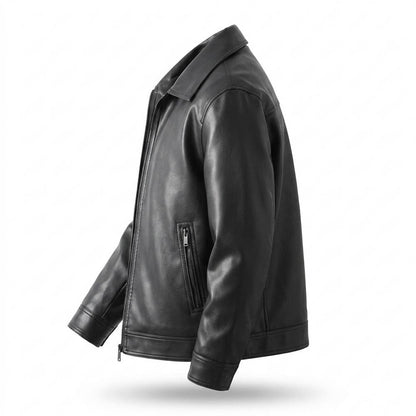 Allsaints Leather - Tufir | Quilted Zip-Up Leather Jacket Men