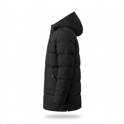 Allsaints Leather - Yovel | Padded Hooded Coat Men