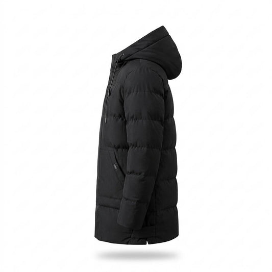 Allsaints Leather - Yovel | Padded Hooded Coat Men