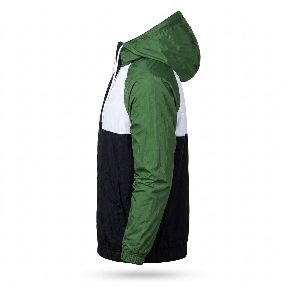 Allsaints Leather - Kufir | Color-Block Hooded Jacket Men