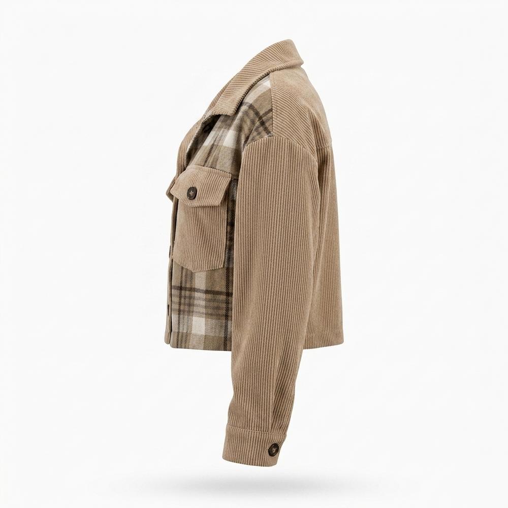 Allsaints Leather - Rovin | Color-Block Corduroy Jacket Women