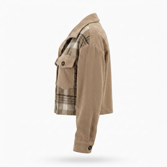 Allsaints Leather - Rovin | Color-Block Corduroy Jacket Women