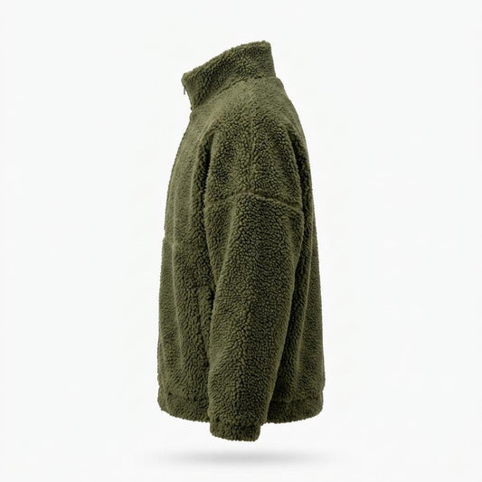 Allsaints Leather - Zemor | Fleece Zip-Up Jacket Men