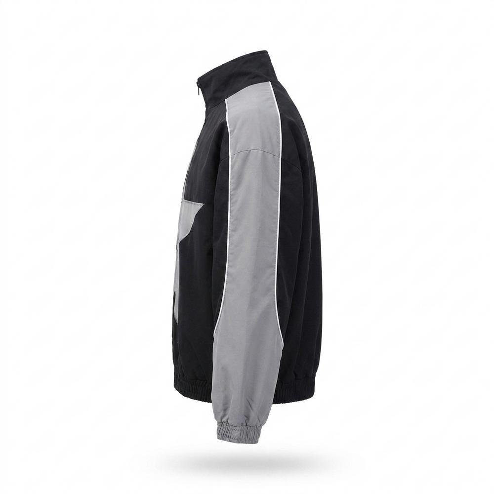 Allsaints Leather - Malar | Colorblock Zip-Up Jacket Unisex