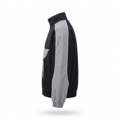 Allsaints Leather - Malar | Colorblock Zip-Up Jacket Unisex