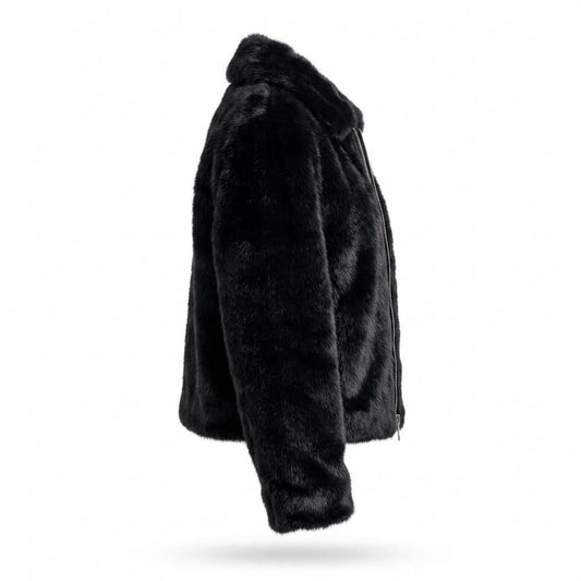 Allsaints Leather - Miver | Faux Fur Zip-Up Jacket Women