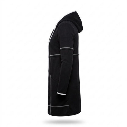 Allsaints Leather - Dafut | Long-Cut Hooded Cardigan Men