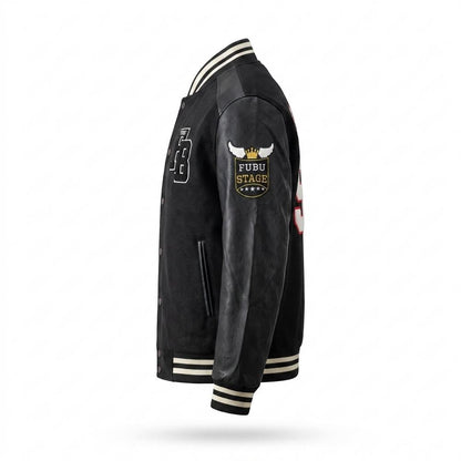 Allsaints Leather - Kitov | Buttoned Striped Jacket Men
