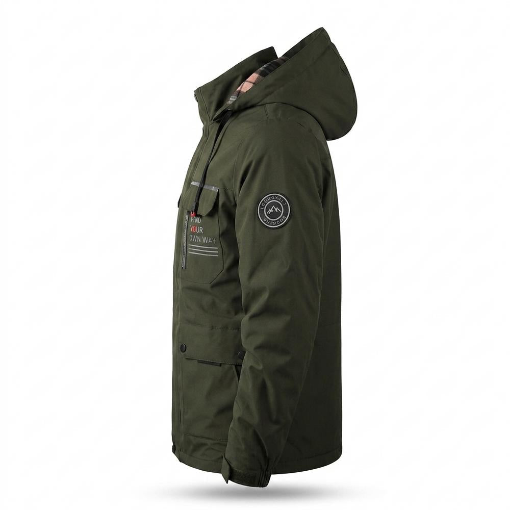 Allsaints Leather - Cosen | Hooded Multi-Pocket Jacket Men