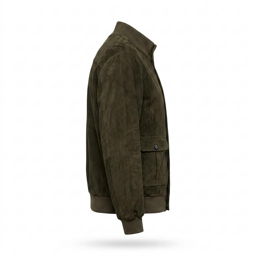 Allsaints Leather - Lelev | Suede Buttoned Jacket Men