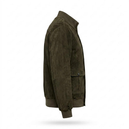 Allsaints Leather - Lelev | Suede Buttoned Jacket Men