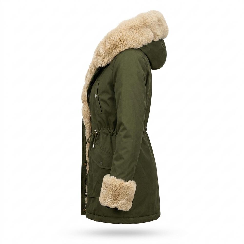 Allsaints Leather - Kalor | Fur-Lined Hooded Coat Women