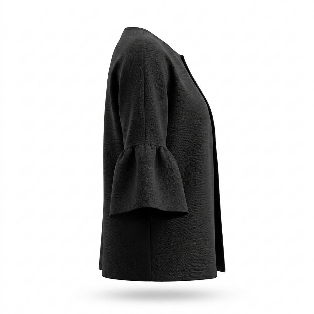 Allsaints Leather - Daken | Structured Flared-Sleeve Jacket Women