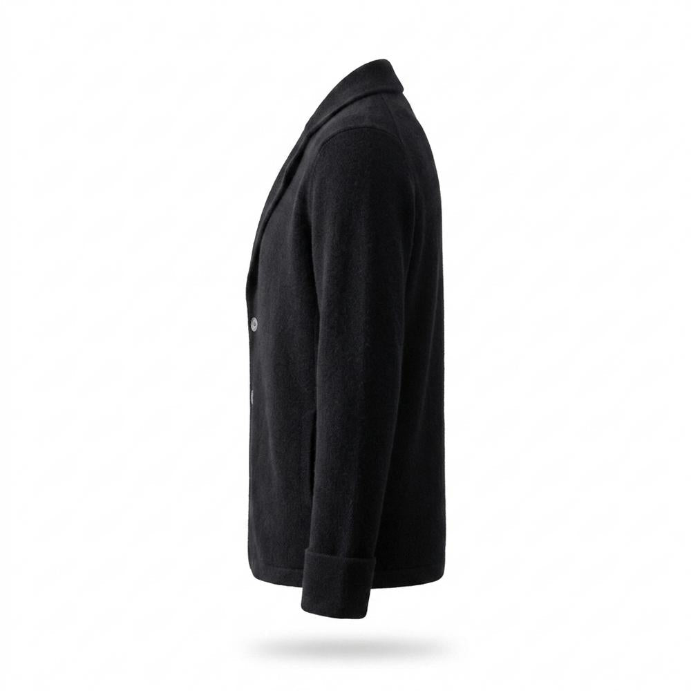 Allsaints Leather - Rovan | Single-Breasted Notched-Lapel Knit Cardigan Men