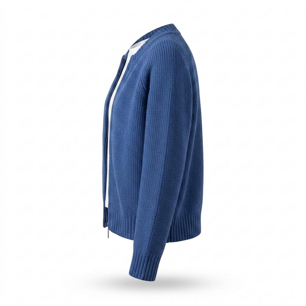 Allsaints Leather - Letir | Zip-Up Knitted Knit Cardigan Women