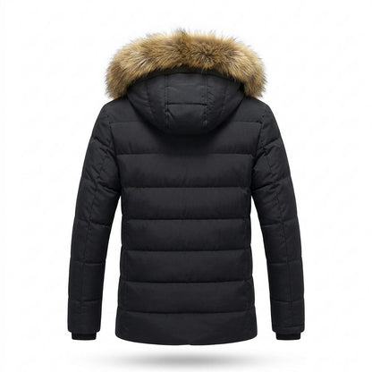 Allsaints Leather - Elser | Hooded Padded Jacket Men