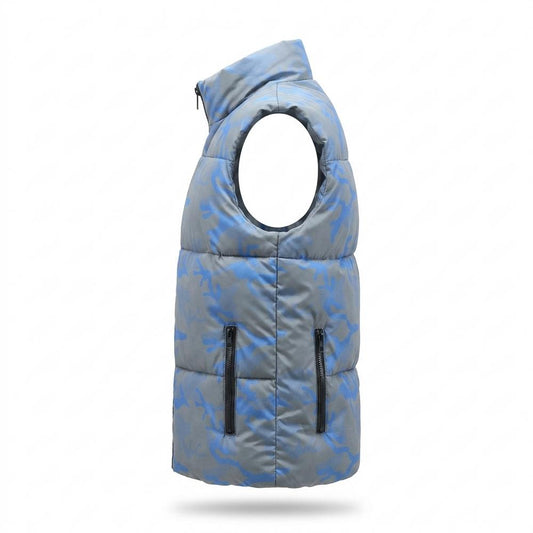 Allsaints Leather - Dasel | Padded Camouflage-Pattern Vest Men