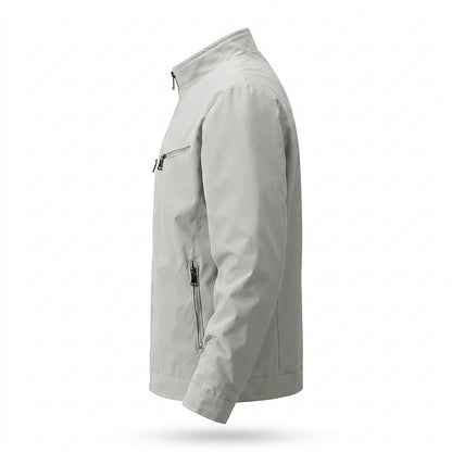 Allsaints Leather - Elsel | Zippered Stand-Collar Jacket Men