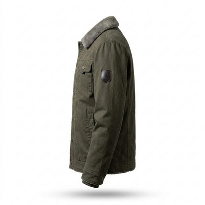 Allsaints Leather - Mivar | Sherpa-Lined Button-Up Jacket Men