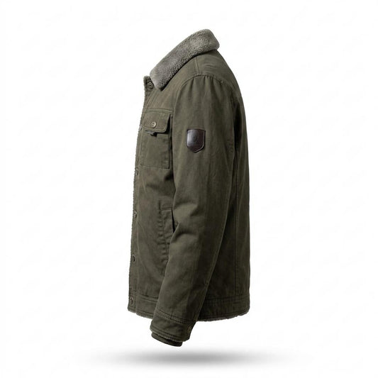 Allsaints Leather - Mivar | Sherpa-Lined Button-Up Jacket Men