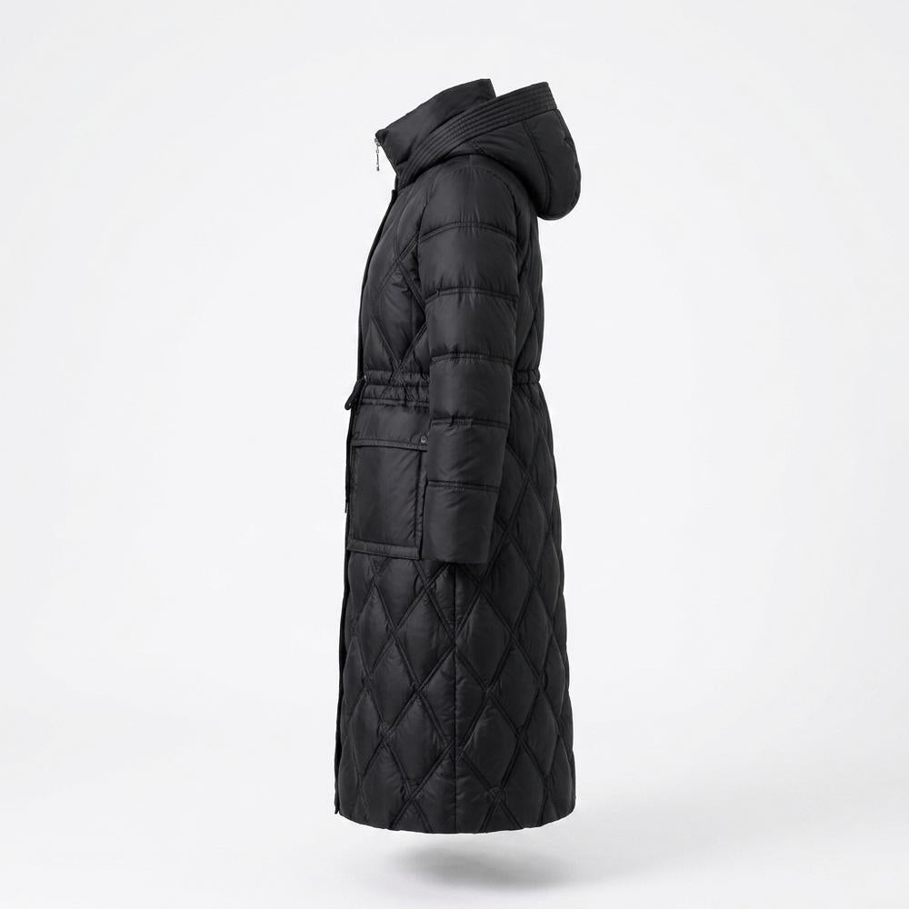 Allsaints Leather - Lyran | Quilted Hooded Coat Women