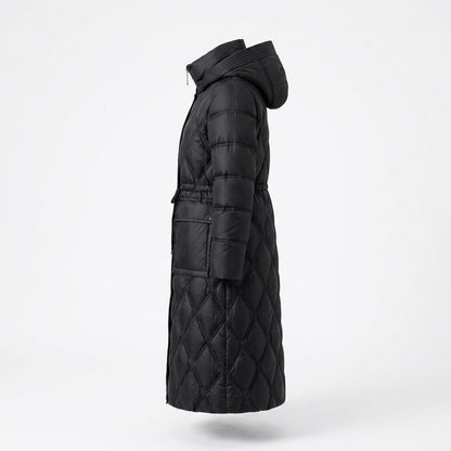Allsaints Leather - Lyran | Quilted Hooded Coat Women