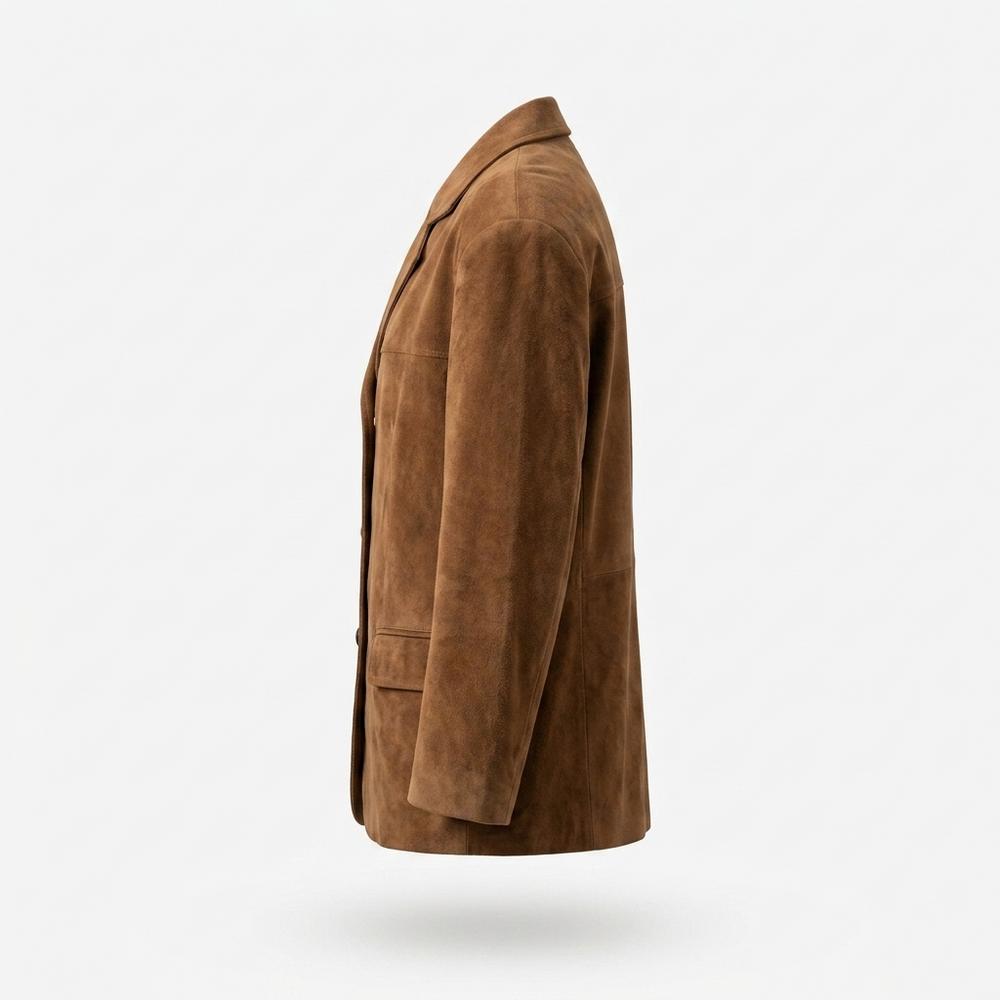 Allsaints Leather - Vamor | Suede Three-Button Blazer Men