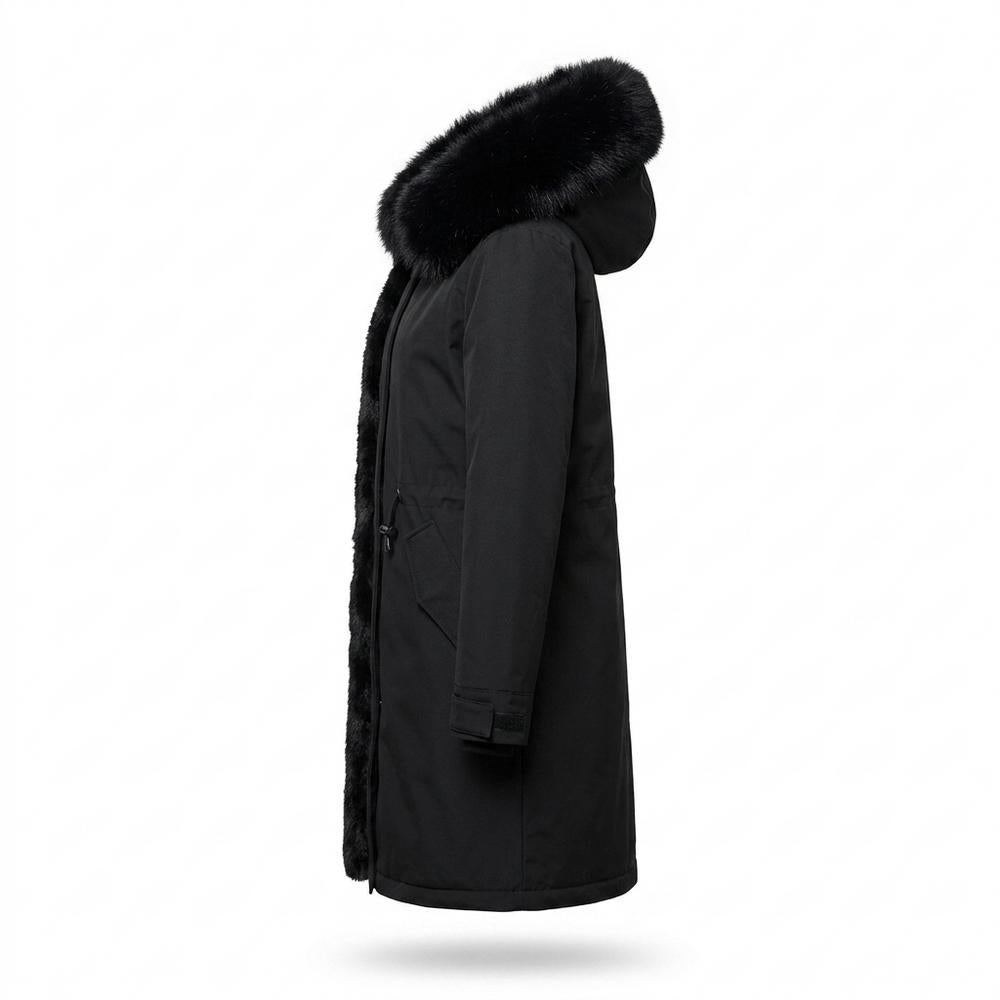 Allsaints Leather - Zasil | Plush-Lined Hooded Coat Women