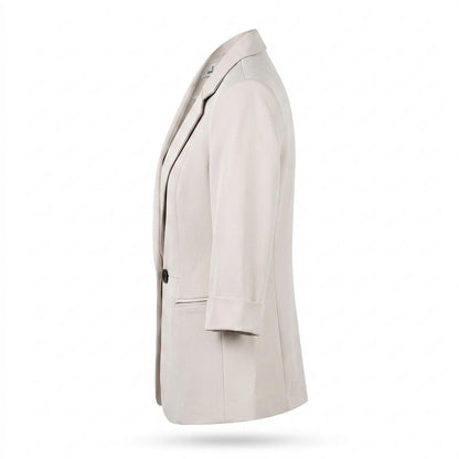 Allsaints Leather - Lonor | Single-Breasted Three-Quarter Sleeve Blazer Women