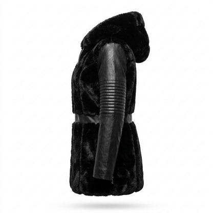 Allsaints Leather - Tisan | Hooded Belted Coat Women