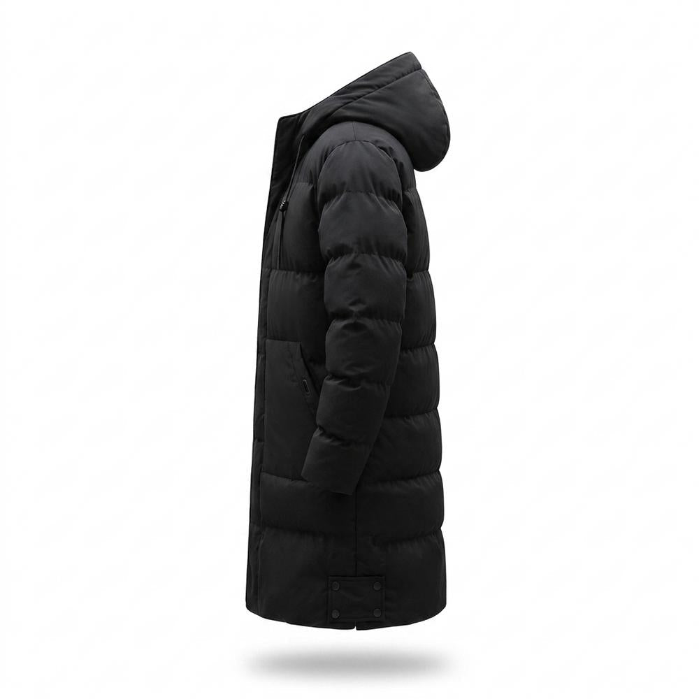 Allsaints Leather - Tiron | Quilted Hooded Coat Men