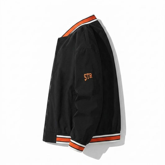 Allsaints Leather - Lutot | Zipped Embroidered Jacket Unisex