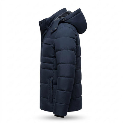 Allsaints Leather - Levar | Hooded Padded Jacket Men