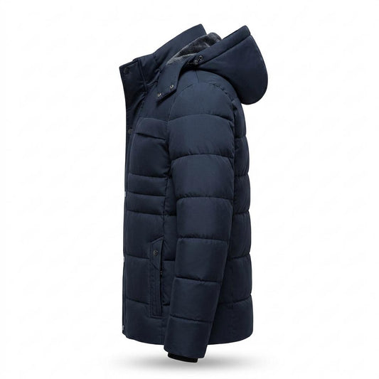 Allsaints Leather - Levar | Hooded Padded Jacket Men