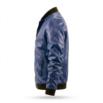 Allsaints Leather - Zoris | Lined Zip-Up Leather Jacket Men