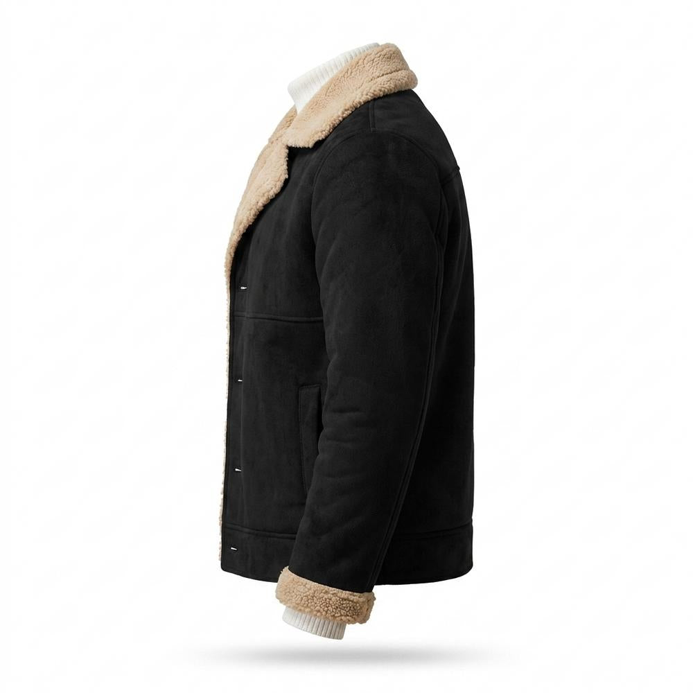 Allsaints Leather - Kemam | Sherpa-Lined Faux-Suede Jacket Men