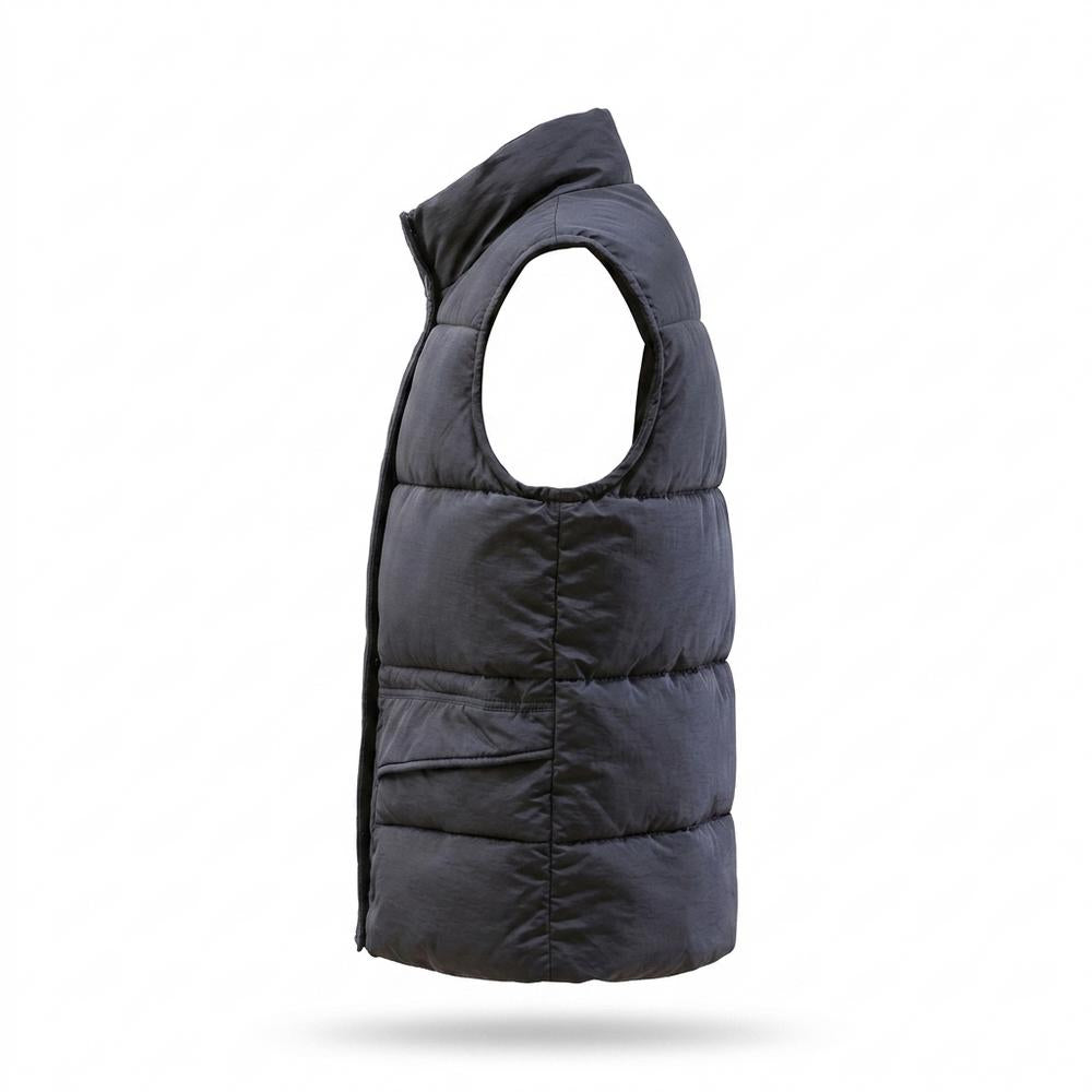 Allsaints Leather - Aulor | Quilted Padded Vest Unisex